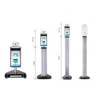 Automated Thermo Scanner Automatic Face Recognition System Face Cameras Auto Temperature Measurement Kiosk