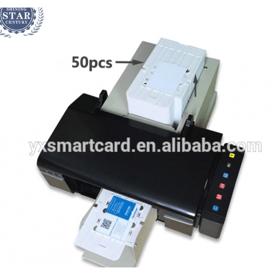 China Automatic Inkjet PVC Plastic Card Printer for ID Card Printing