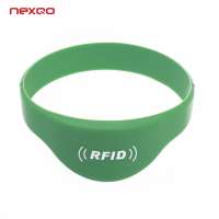 Multifunctional 13.56Mhz e-payment bracelet ISO 14443A custom logo RFID wristband