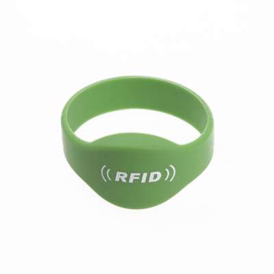 Adjustable Passive RFID Wristband price Silicone RFID Wristband / Bracelet NFC TAG Waterproof Smart RFID Band