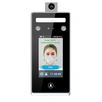 Automatic temperature measuring device face recognition body temperature scanner