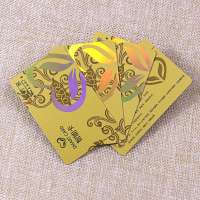 Special metal Luxury business card printing Plastic Foil UV Card