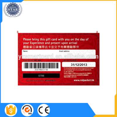 Plastic PVC facebook id card /school student photo id card /employee id card maker with barcode or QR code