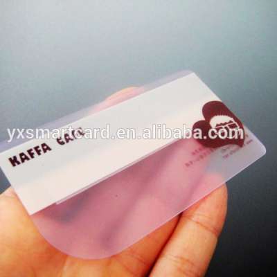 Custom transparent plastic business cards and plastic mirror business cards manufacture