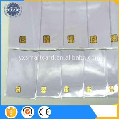 Blank pvc inkjet SLE4428 contact ic smart card with emv chip card