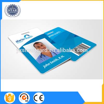 sample employee company school id cards with barcode