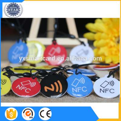 custom printed NFC ntag213 / S50 / ultralight rfid epoxy tag card waterproof